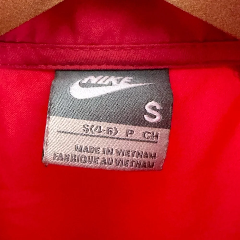 Vintage 90s NIKE Women’s Full Zip Wind Breaker Jacket Pink Sz S L8